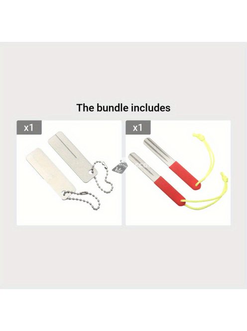 Hordozható horgászhegyező készlet