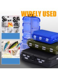   SAMOLLA Vízálló Mini Horgászfelszerelés Doboz Több Rekesszel