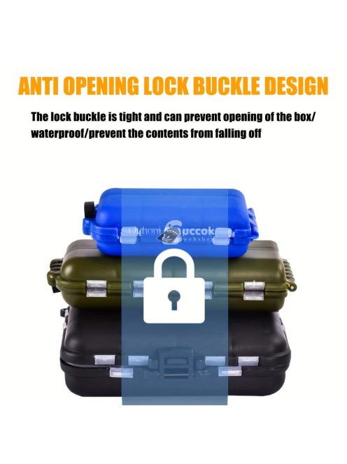 SAMOLLA Vízálló Mini Horgászfelszerelés Doboz Több Rekesszel