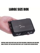 SAMOLLA Vízálló Mini Horgászfelszerelés Doboz Több Rekesszel