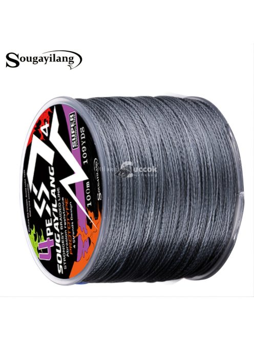 Sougayilang 100M 4 szálas PE fonott horgászzsinór – erős és tartós a maximális fogásért