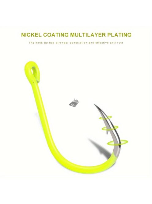 FTK 50db rozsdamentes acél horgok