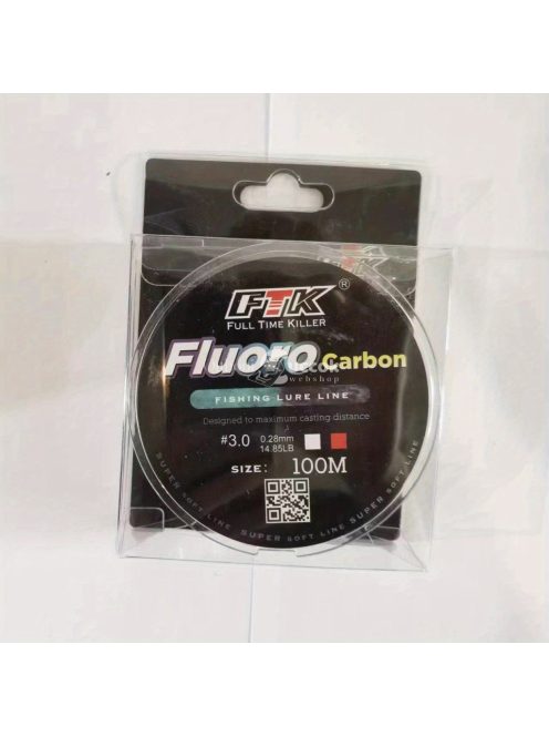 100 m-es Fluorocarbon horgászzsinór