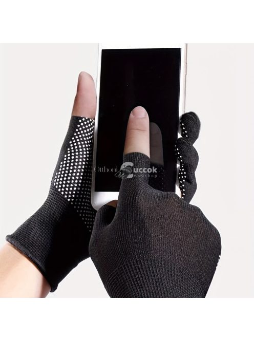 Prémium kültéri csúszásmentes horgászkesztyű