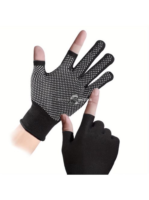 Prémium kültéri csúszásmentes horgászkesztyű