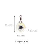 LED Mini Halszem, Víz Alatti Horgászlámpa