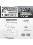 Multifunkcionális horgász-, kemping- és vadászeszköz