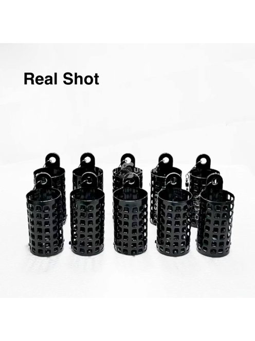 3db fém ponty etető ketrec, horgászcsali tartó és süllyesztő