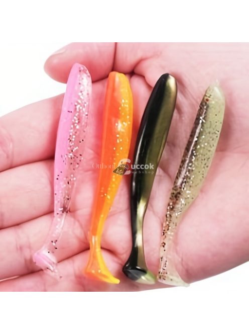 10db szilikon, lapátos farkú puha horgászcsali