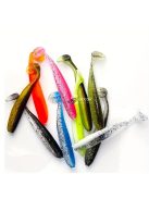 10db szilikon, lapátos farkú puha horgászcsali