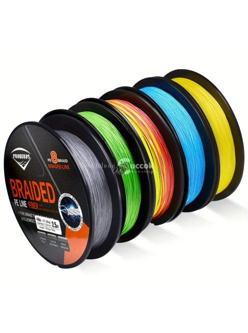 PROBEROS Szuper erős 8 szálas fonott horgászzsinór