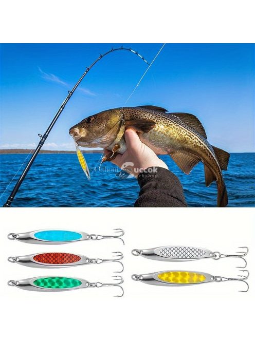 5db Fém Horgászcsali Készlet