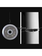 4db harapásgátló dupla horog gördülő forgóval és nylon zsinórral