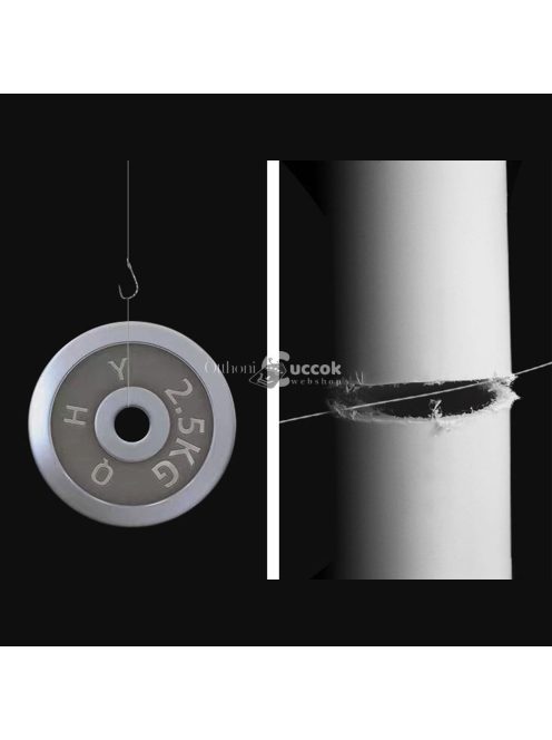 4db harapásgátló dupla horog gördülő forgóval és nylon zsinórral