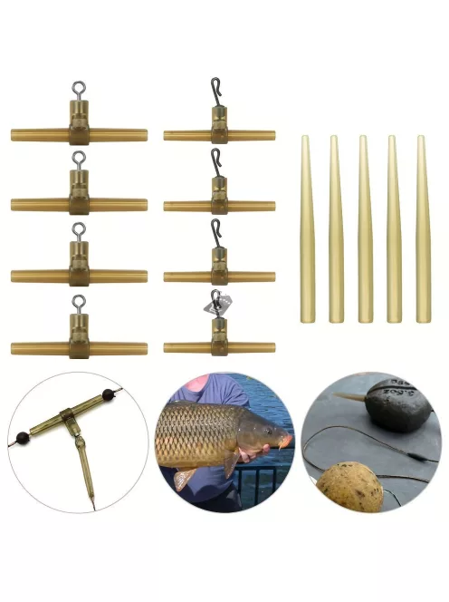 30db gubancmentes pontyhorgász berendezés forgó horoggal és helikopter összekötővel