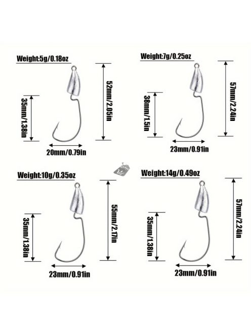 5db Hajtókaros Horog