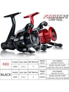 4 golyós Sougayilang pontypergető horgász orsó –  5,2:1 áttétellel és kiváló minőségű csapágyakkal