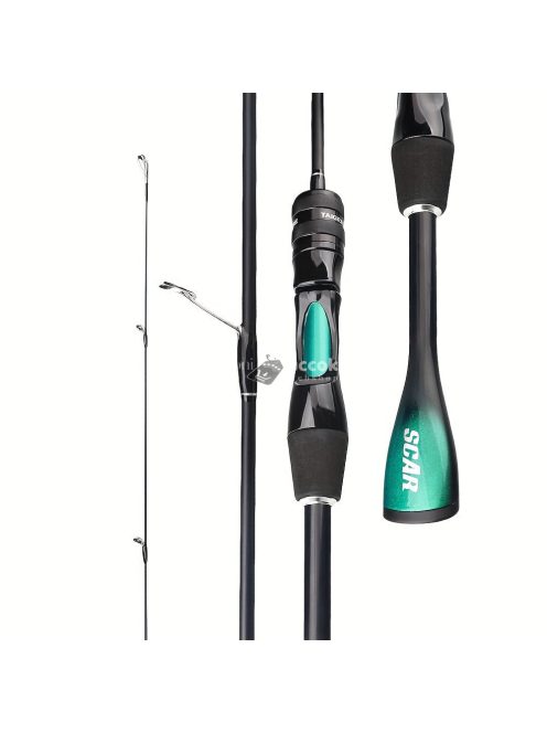 Ultrakönnyű Crappie Panfish Bot Kúpos Nyéllel, Carbon Fishing UL Dobóbottal