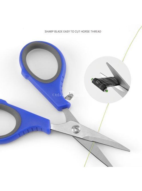 Prémium minőségű rozsdamentes acél horgászolló horogkihúzóval és kompakt tárolódobozzal