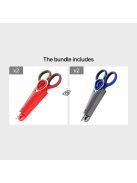 Prémium minőségű rozsdamentes acél horgászolló horogkihúzóval és kompakt tárolódobozzal