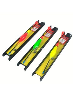   3 darab függőleges horgász úszó, magas láthatóságú előkötött úszó nylon zsinórral