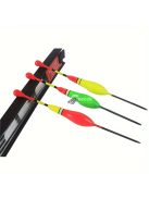 3 darab függőleges horgász úszó, magas láthatóságú előkötött úszó nylon zsinórral