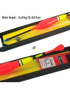 3 darab függőleges horgász úszó, magas láthatóságú előkötött úszó nylon zsinórral