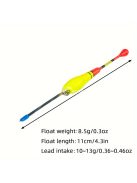 3 darab függőleges horgász úszó, magas láthatóságú előkötött úszó nylon zsinórral