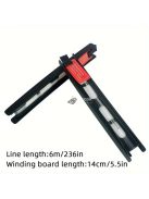 3 darab függőleges horgász úszó, magas láthatóságú előkötött úszó nylon zsinórral