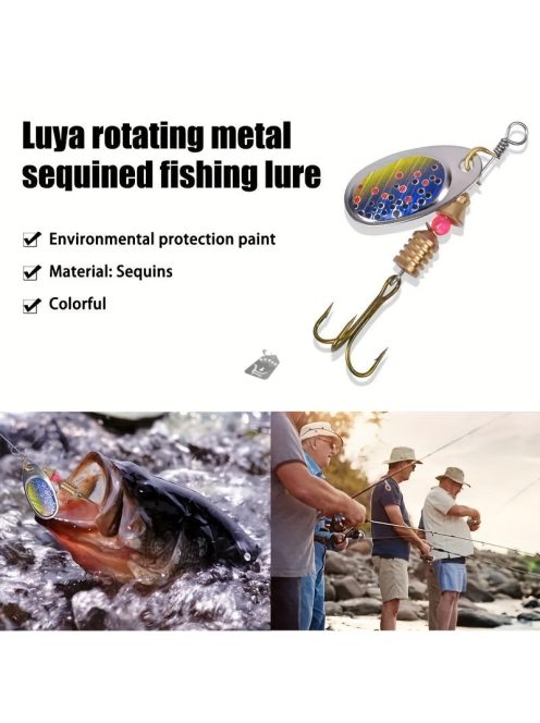 30 Prémium fém horgászcsali készlet műanyag tárolódobozzal