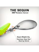 5db Jig Head szabadon álló szöges horog pergetőkanállal