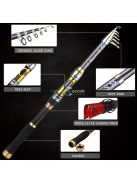 Sougayilang kezdő Arany Teleszkópos Horgászbot