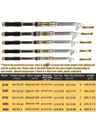 Sougayilang kezdő Arany Teleszkópos Horgászbot