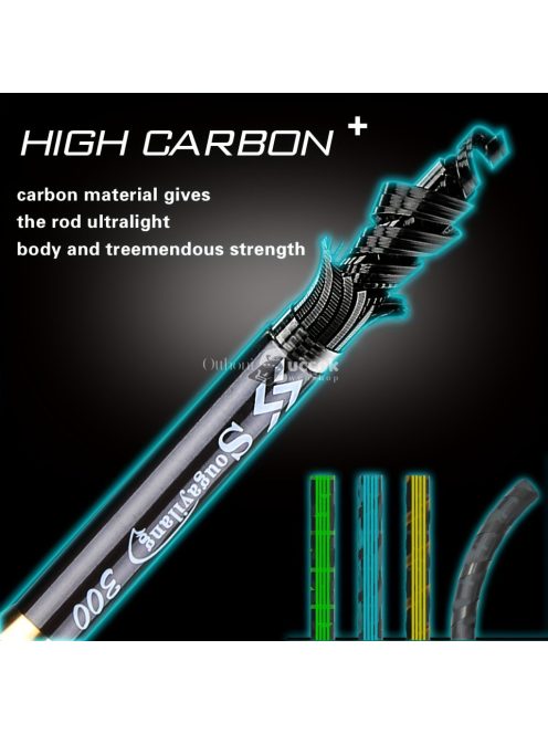 Sougayilang kezdő Arany Teleszkópos Horgászbot