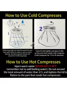 Újrafelhasználható hideg és melegvíz tároló zacskó