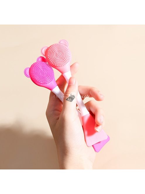 Puha szilikon arctisztító kefe