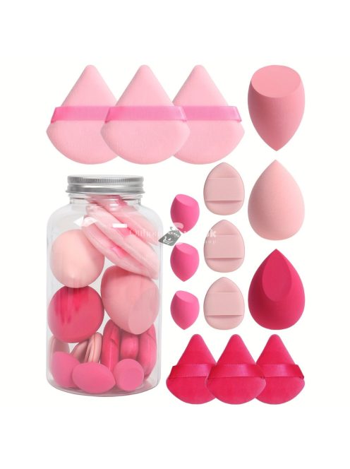 15 részes mini szépségápolási szivacs készlet