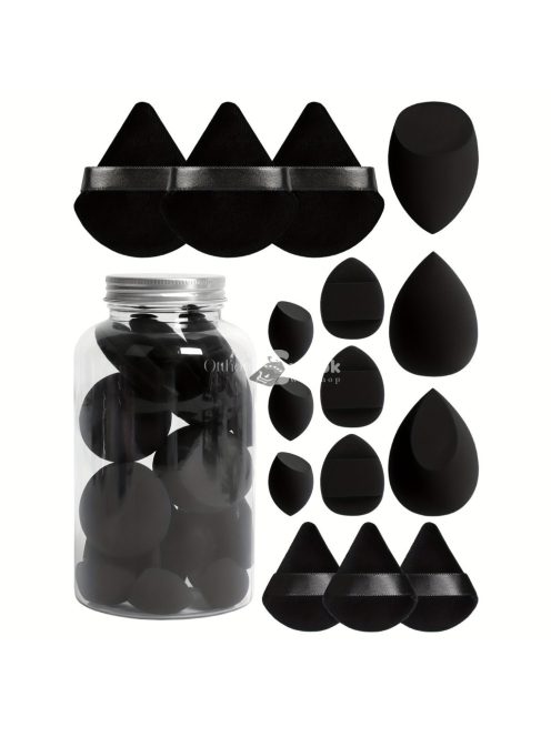 15 részes mini szépségápolási szivacs készlet