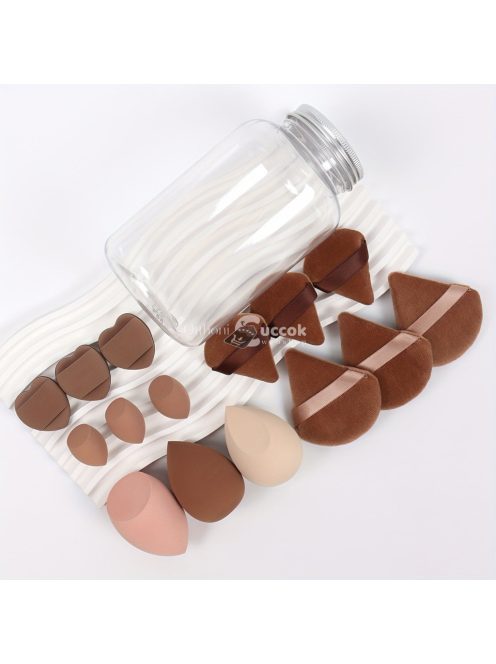 15 részes mini szépségápolási szivacs készlet