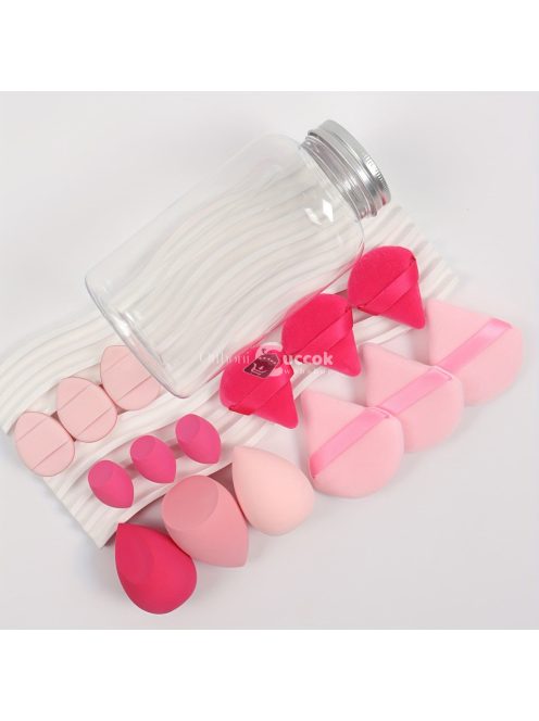 15 részes mini szépségápolási szivacs készlet