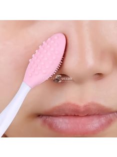 2-az-1-ben Szilikon Orr- és Mitesszereltávolító Kefe