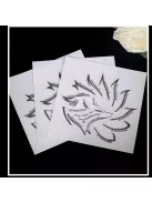 Professzionális szemceruza stencil szemhéjfesték sablon készlet