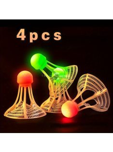 4db Fluoreszkáló, szélálló tollaslabda