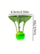 4db Fluoreszkáló, szélálló tollaslabda