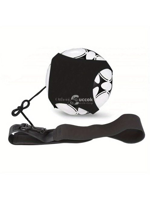 Labdarúgó gyakorló háló zsinórral