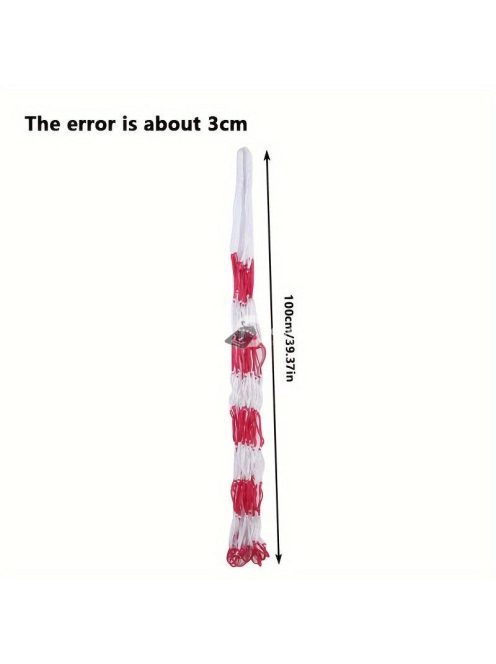 Piros-fehér, Nagy, Vastagított Sportlabda tároló Háló