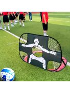 Hordozható és könnyen felállítható futball edzőháló