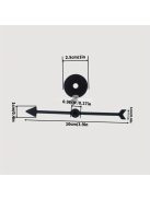 5 db nyíl játékpörgető szivárvány színben