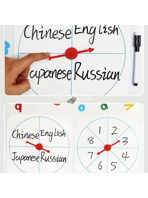 5 db nyíl játékpörgető szivárvány színben