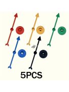 5 db nyíl játékpörgető szivárvány színben